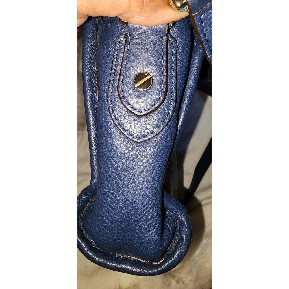 Michael Kors Blue Pebble Leather Crossbody - Picture 7 of 7